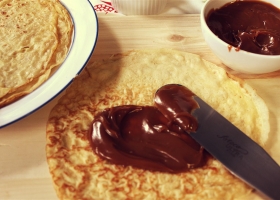 Panqueques clásicos de dulce de leche